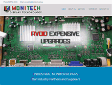 Tablet Screenshot of monitech.com.au